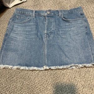 J brand Jean skirt- very flattering